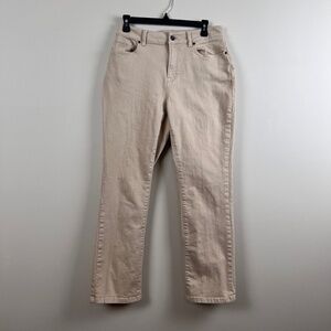 LL Bean Classic Fit Women’s Tan Jeans Size 10